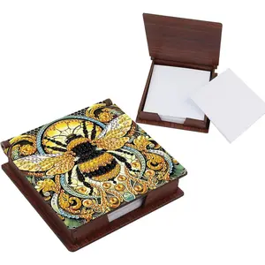 Diamond Painting Kit Note Box, Memo Paper Storage Box, Sticky Note Holder Diamond Art, Diamond Painting Memo Pad For Office Desk
