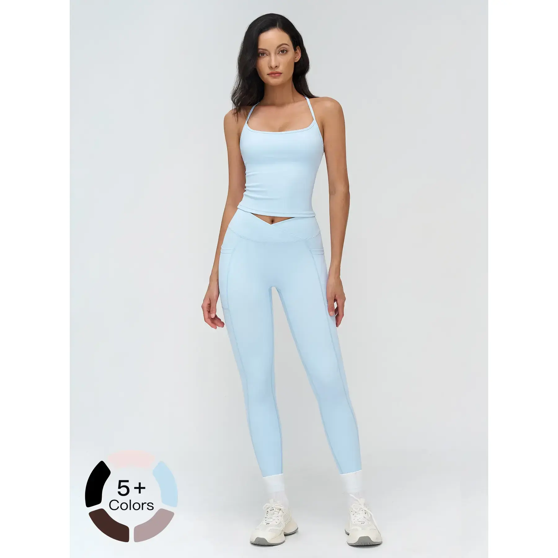 Cross-Border Naked Feel Yoga Set, Stand Collar Zipper Outdoor Casual Set, Running Fitness Sports Set, Yoga Clothes Set Cross-Border Naked Feel Yoga Set, Stand Collar Zipper Outdoor Casual Set, Running Fitness Sports Set, Yoga Clothes Set