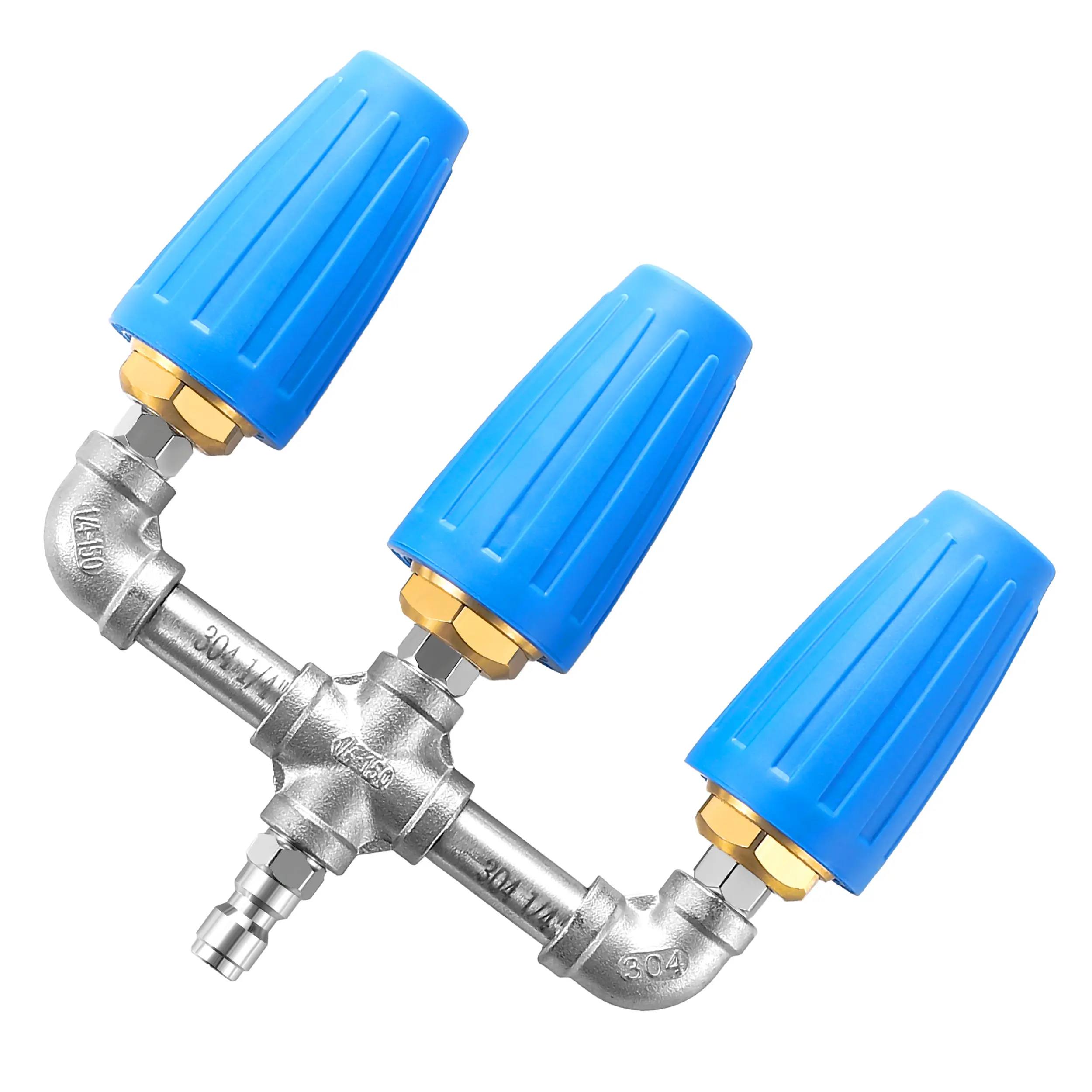 Triple Turbo Nozzle Pressure Washer 360° Rotating Turbo Nozzle with 1/4" Quick Connector 2.0 Orifice 3-in-1 Turbo Nozzle 4000 PSI, DealsForYouDays,car accessories
