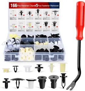 Nilight 166 Pcs Car Retainer Clips &Screw Grommets - 12 Most Popular Sizes & Applications for GM Toyota Honda Nissan Mazda - with Fastener Remover Vehicle Replacement Automotive Accessories  dealsforyoudays, Car Accessory, Car Interior Kit