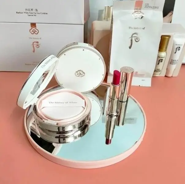 The Whoo Gongjinhyang Seol Tone up Cushion + 1 refill set: Korean foundation cushion makeup with UV protection26