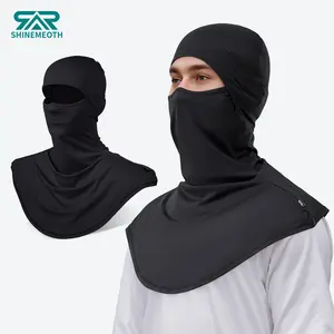 1/2pcs Sun Protection Face Mask Full Face Neck Guard UV Outdoor Summer Dustproof Sunscreen Cycling Headband Fishing Breathable Quick Dry Shawl Balaclava Face Cover Outdoor Sports Mask