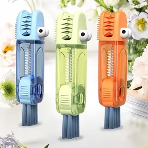 3 Pcs 3-in-1 Multifunctional Cup Lid & Bottle Gap Cleaning Brush Set - Upgraded Portable Crevice Cleaner for Tight Spaces, Water Bottles, Thermos, Baby Bottles, Kitchenware | Home & Travel Essential Hygiene