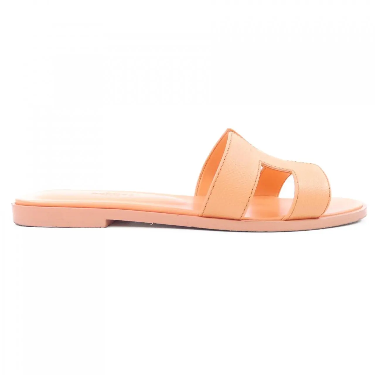 Pre-owned HERMÈS Calfskin Small Leather Goods Hermes Oran Sandals