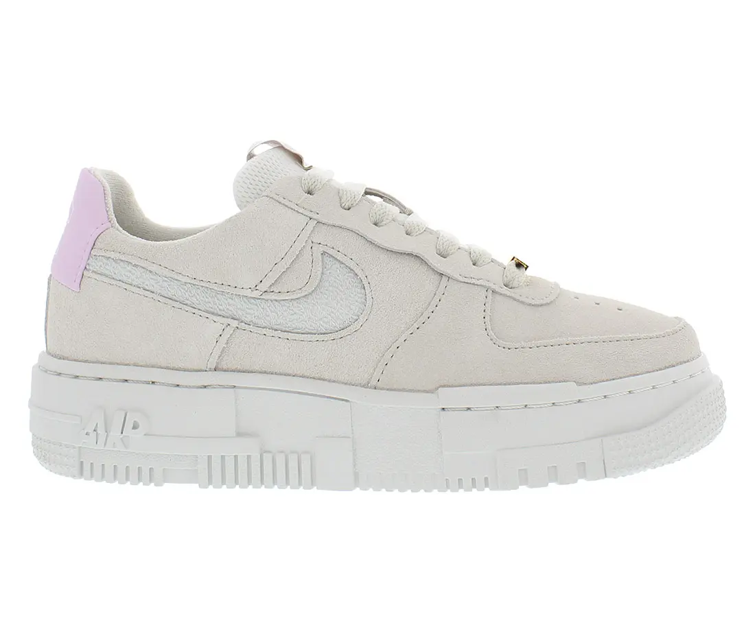 NIKE Women's Air Force 1 Pixel Low-Top Athletic Sneaker with Chunky Pixelated Sole for Casual Wear