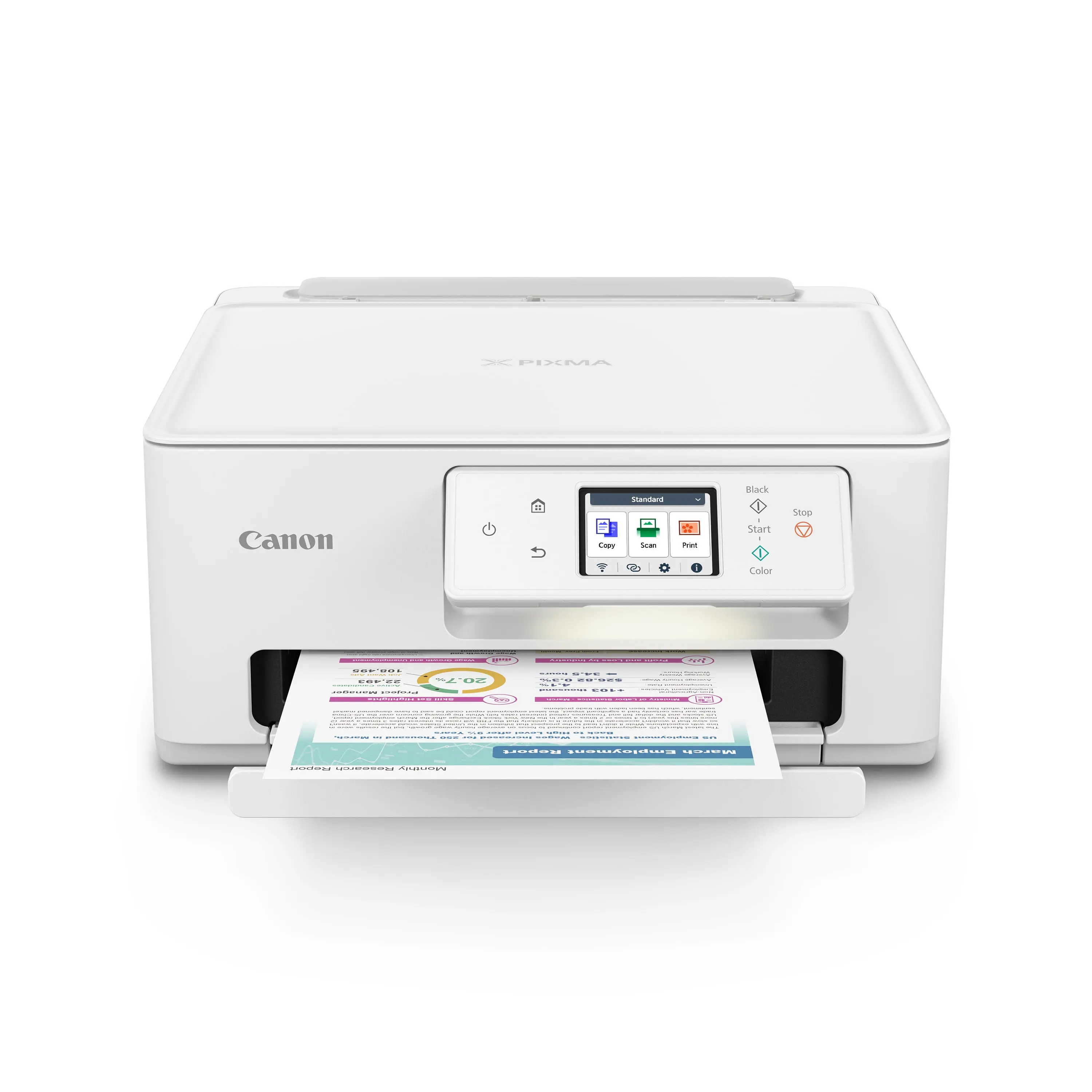 Canon PIXMA TS7722 Multi-Function, Wireless Color Inkjet Printer, Scanner, Copier for Home Office