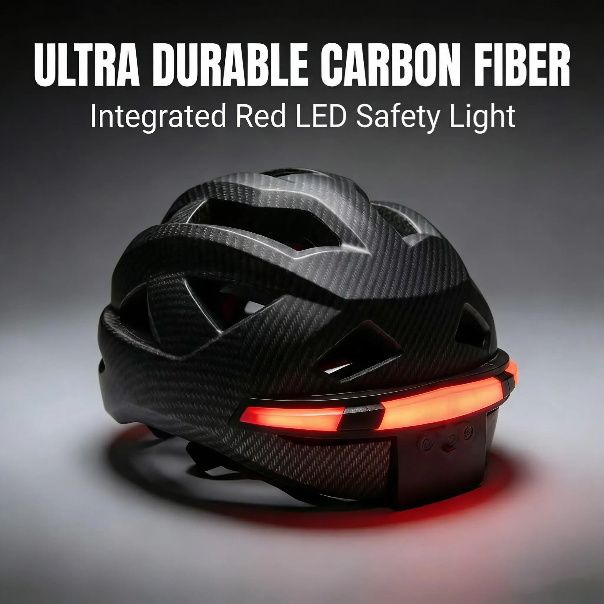 Adult Smart Cycling Helmet with Bluetooth Calls, Music, Rear LED Lights, Aerodynamic Design, Cooling Vents, Shock Absorb Foam, Durable Shell for Safe Riding