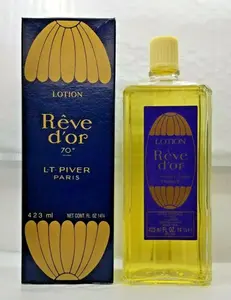 Reve D'or “ Dream Of Gold” Lotion By L T Piver Paris 423ml 14.25 oz. Body Care Moisturizers
