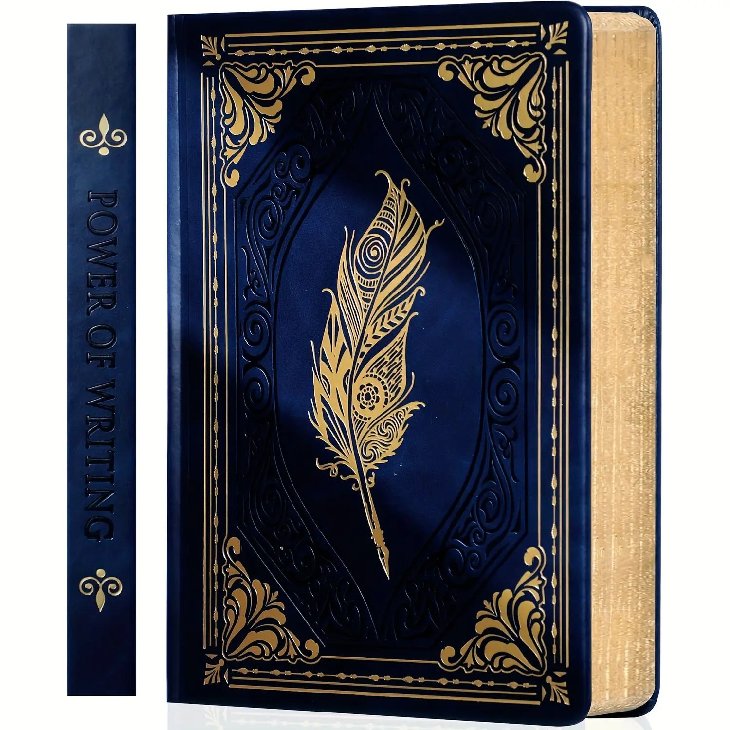 Ladies Vintage Diary, 320-page Phnom Penh Thick Paper Notebook, A5 Hardcover Diary Notebook Leather Diary for Writing, 14.5cm x 21.1cm, Hardcover Journal Notebook Journals For Writing