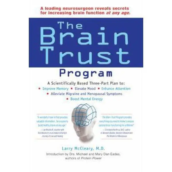 USED-The Brain Trust Program: A Scientifically Based Three-Part Plan to Improve Memory, Elevate Mood, EnhanceAttention, Alleviate Migraine and Menopausal Symptoms, and Boost Mental Energy by Larry McCleary (Paperback)