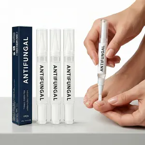 Strength Nail Renewal Pen - Restores Clarity for Discolored, Thick & Damaged Nails - Easy Brush Applicator