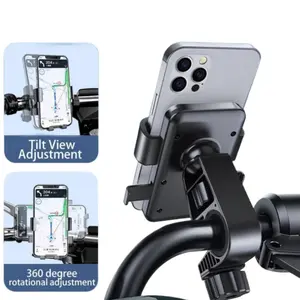 Bicycle Bike Phone Holder Cycling Bracket Mount for 1" 1 inch Diameter Handlebar Handle Bar Fits for Motorcycle Motorbike Scooter Accessories
