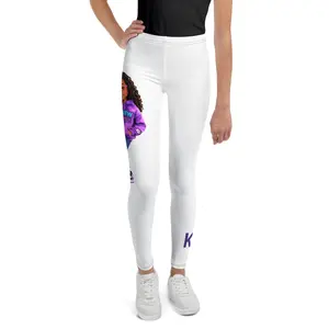 Dana Youth KU Leggings - white