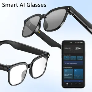 Turbosun M02S Stylish Tech Sunglasses Anti-Blue Light Open-Ear Music Hands-Free Calling AI Assistant Daily Commute Wearables Intelligent light-changing mirror surface Water Proof