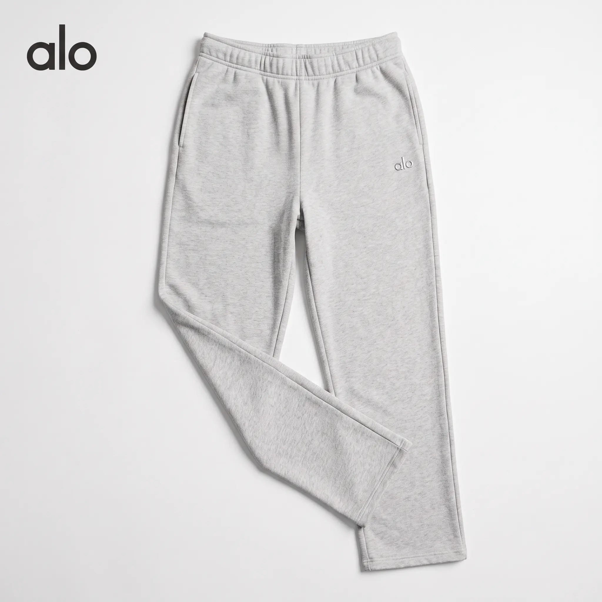 Alo Yoga Accolade Sweatpant Ultra Cozy French Terry Straight Leg Pants Loose Fit Relaxed Casual Aesthetic Joggers