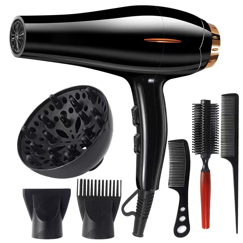 Mini Portable Hair Dryer, Quick Drying Blow Dryer with Blue Light Hair Care Feature, Perfect for Daily Styling