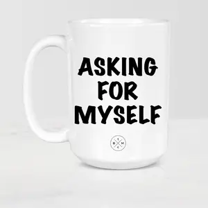 The Black Mug Co. It's Ghetto Here Ceramic Mug, 11 oz - 15 oz