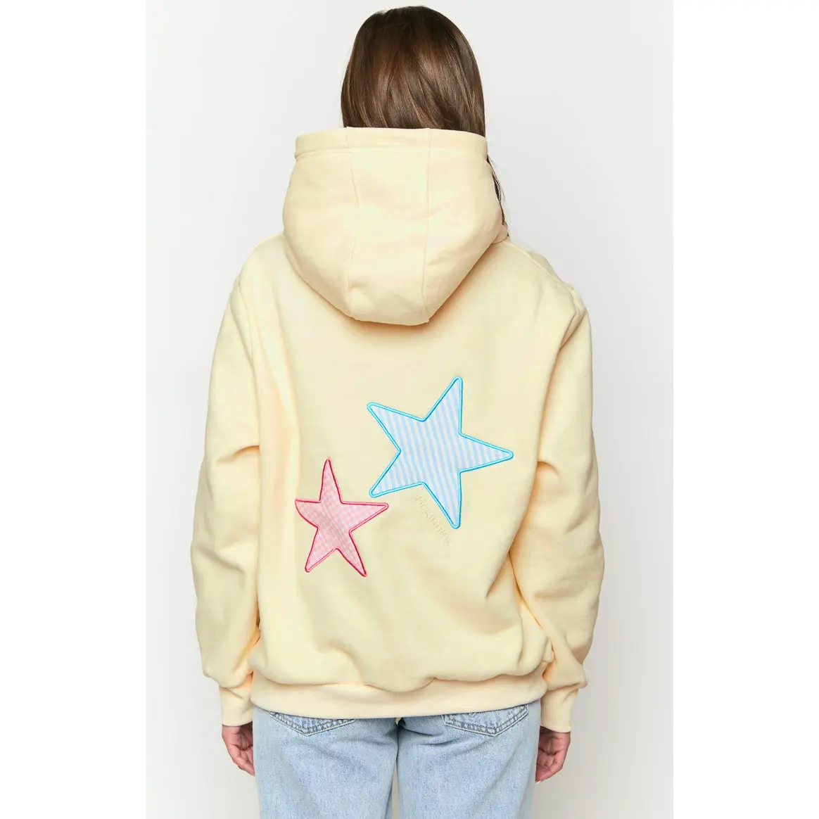 Beginning Cream Star Hoodie