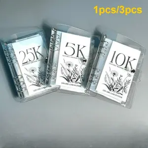 A6 12 Month Money Saving Challenge Binder, 1 Count Money Saving Budget Binder with Cash Envelopes, Savings Challenges Book for Home Office, 2026 New year Valentine's Day Gift