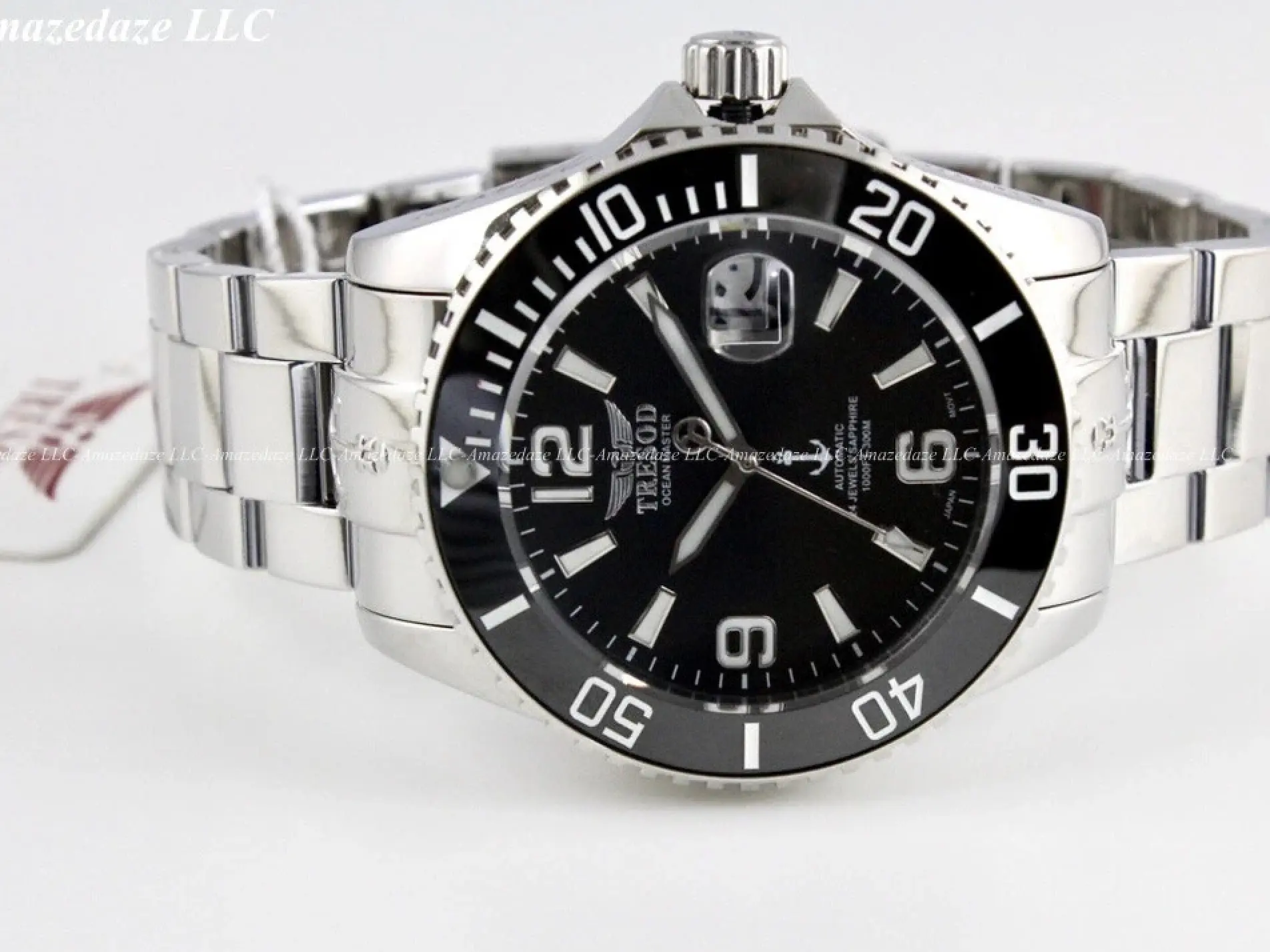 BRAND NEW Limited Edition Tresod Mens 300M Ocean Master Sapphire Crystal Ceramic Bezel 24J Automatic Watch