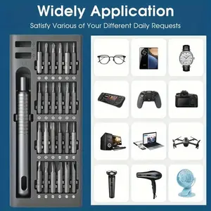 Precision Task Electric Screwdriver Set, Rechargeable Multi-Tool with Magnetic Tips, Ideal for Phone Camera Laptop Watch Repair, DIY Enthusiasts, Usb Rechargeable Screwdriver