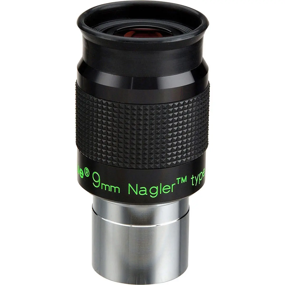 Tele Vue Nagler Type-6 9mm 1.25" Ultra Wide Field Telescope Eyepiece, 82-Degree Field of View, High Contrast, Exotic Glass