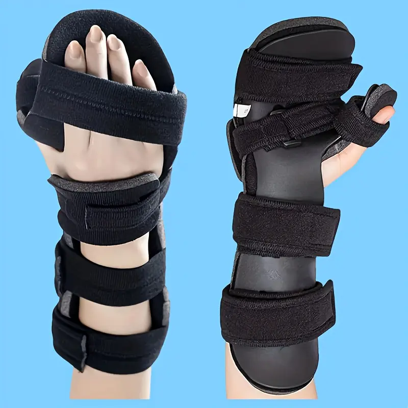 Left Hand & Forearm Splint - Breathable Adjustable Carpal Tunnel Support, Arm Joint Fixator, Sports & Outdoor Protector