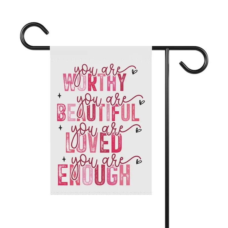 Yard Flag, Galentines Day Love Banner, Positive Affirmation Flag, Valentines Day Decor, Garden Decoration, Valentines day flag