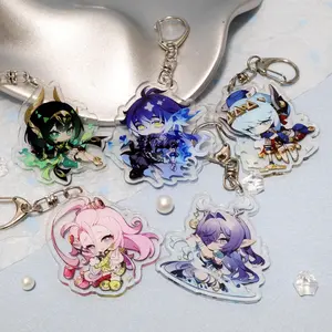 Genshin Impact Acrylic Keychain, Cute, Durable, And Perfect For Bags, Keys, Or Gifts. Great For Daily Use Or As Thoughtful Little Gifts For Your Friends And Yourself.
