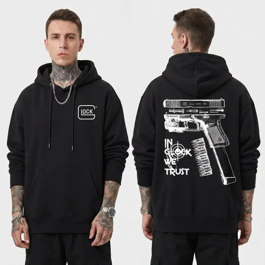 Mechanical Blueprint Graphic Hoodie Technical Diagram Print Unisex Black Pullover gifts for him Casual Streetwear gifts for him tiktok shop Fabric