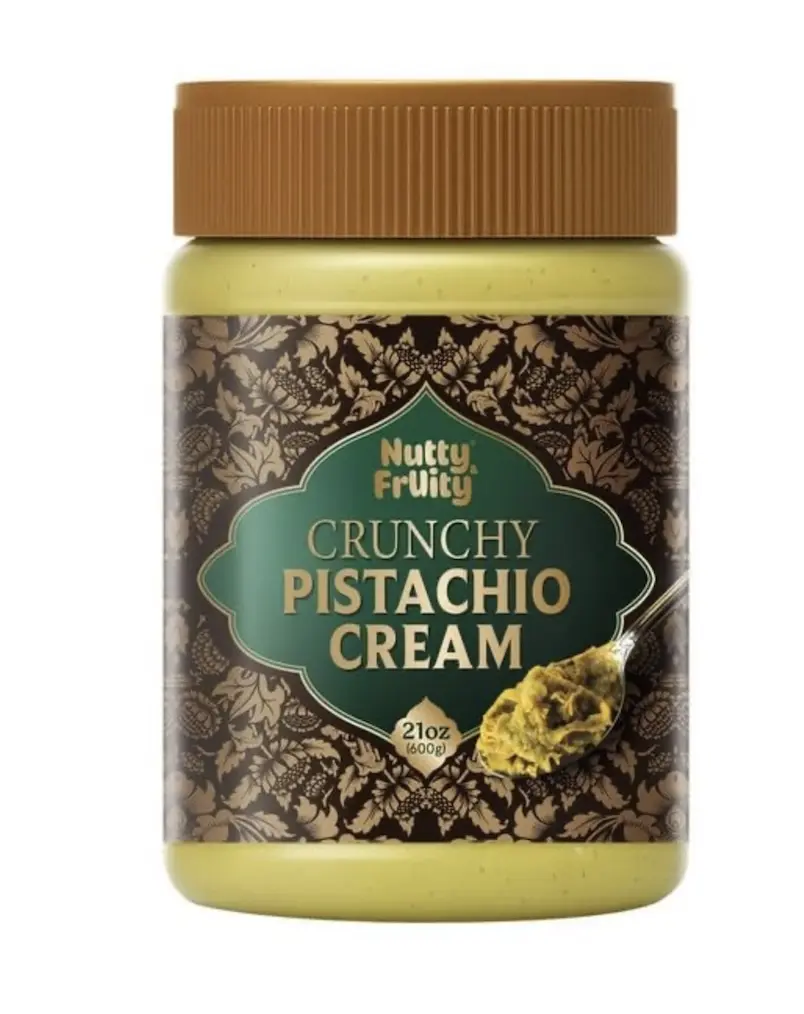 Dubai Chocolate Pistachio Cream Nutty & Fruity Crunchy Pistachio Cream, 21 oz