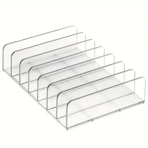 Clear Acrylic Eyeshadow Palette Holder, Lightweight 1/2 Counts Compact Eye Shadow Palette Organizer, Makeup Palettes Organizing Tray for Vanity Bathroom Countertop, Makeup Cosmetic Organizer