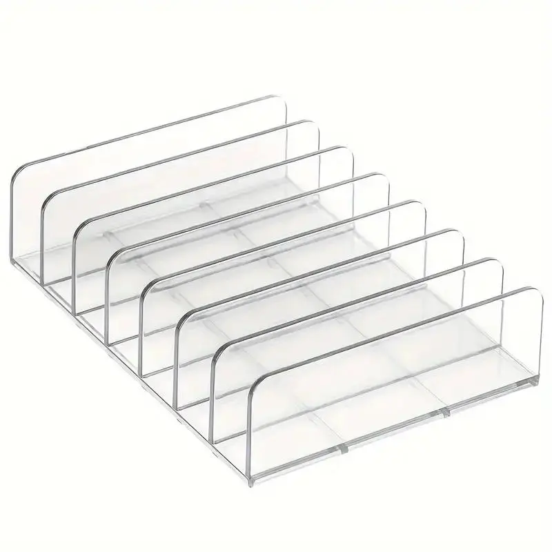 Clear Acrylic Eyeshadow Palette Holder, 1/2 Counts Compact Eye Shadow Palette Organizer, Makeup Palettes Organizing Tray for Vanity Bathroom Countertop, Cosmetic Organizers