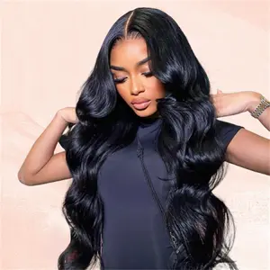 Wiggins Hair Body Wave 250% High Density 7x4 Pre Cut Ready to Go Glueless Wig Pre Bleached Body Wave 7x4 Closure Wig Pre Bleached Knots #GetReadyforFashionWeek