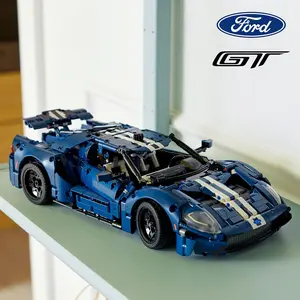 Technic Model Building Set 42154 Ford Gt 2022, Car Model Kits, 1466 Pieces Assembly Toy, Best Gift for Lego Enthusiasts