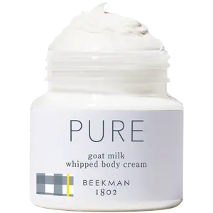 Beekman 1802 Whipped Body Butter Cream with Goat Milk - Deeply Moisturizes, Softens Skin, Natural & Gentle for All Skin Types, Non-Greasy, Cruelty-Free