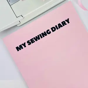 WOMENSWEAR My Sewing Diary: A Notebook for Fashion Designers - 150 Pages, Softcover, 8.5 x 11 inches, Planner Sketchbook Journal with Mood Boards & Project Spreads for Sewists