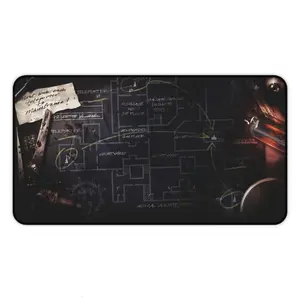 Zombies Desk Mats – Black Ops-Inspired Loading Screens (Kino, Origins, Tranzit, Ascension) – Black Ops-Inspired Loading Screen Design, Gaming Items, The Giant Mouse Pad