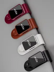 Car Sun Visor Sunglasses Holder - Abs and Stainless Steel, Sunglasses and Ticket Clip, Car Accessories for Organization, Car Storage Organizer