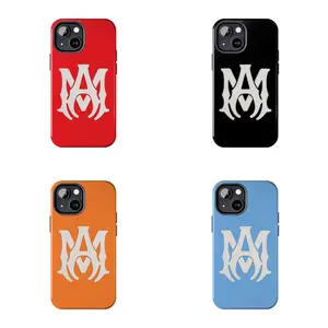 Colorful AMIRI Logo Impact phone Cases For iPhone 17-12 Promax Pro Plus,It's a great gift for a good friend,gift for him for her Best Gift