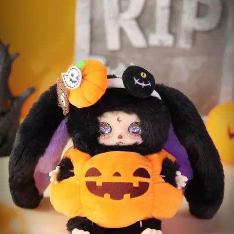 LOKIKI Halloween Mischief Series Plush Blind Box (4 Regular+1 Hidden)