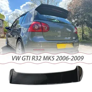 MUTUSAISI Rear Roof Spoiler Wing ABS For VW GTI R32 MK5 2006-2009 Gloss Black Osir Style Trunklid Top Lip Accessories