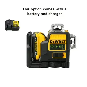 Dewalt DW089LG 3 Sides*360 Degree Vertical Lines Laser Level Meter Outdoor 12V Lithium Battery Horizontal Green Light Level
