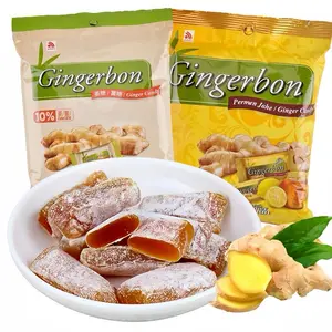 【Ginger Candy】 - Natural stomach relief candy, goes viral on TikTok for easing digestion and motion sickness. Chewy, spicy, and satisfying. Gluten-free and non-GMO Snack Sweet Organic Bonbon Soft-TikTokShopBlackFriday