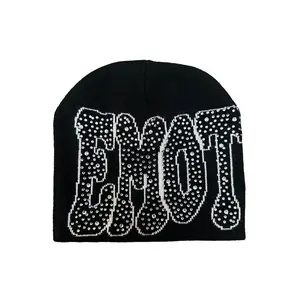 Black ‘Rhinestone’ Beanie