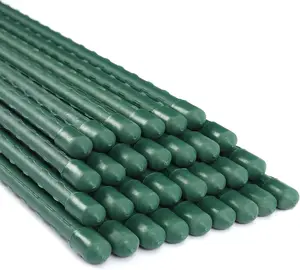 Garden Stakes 24 Inches Steel Plant Stakes Tomato Stakes 2ft Pack of 25