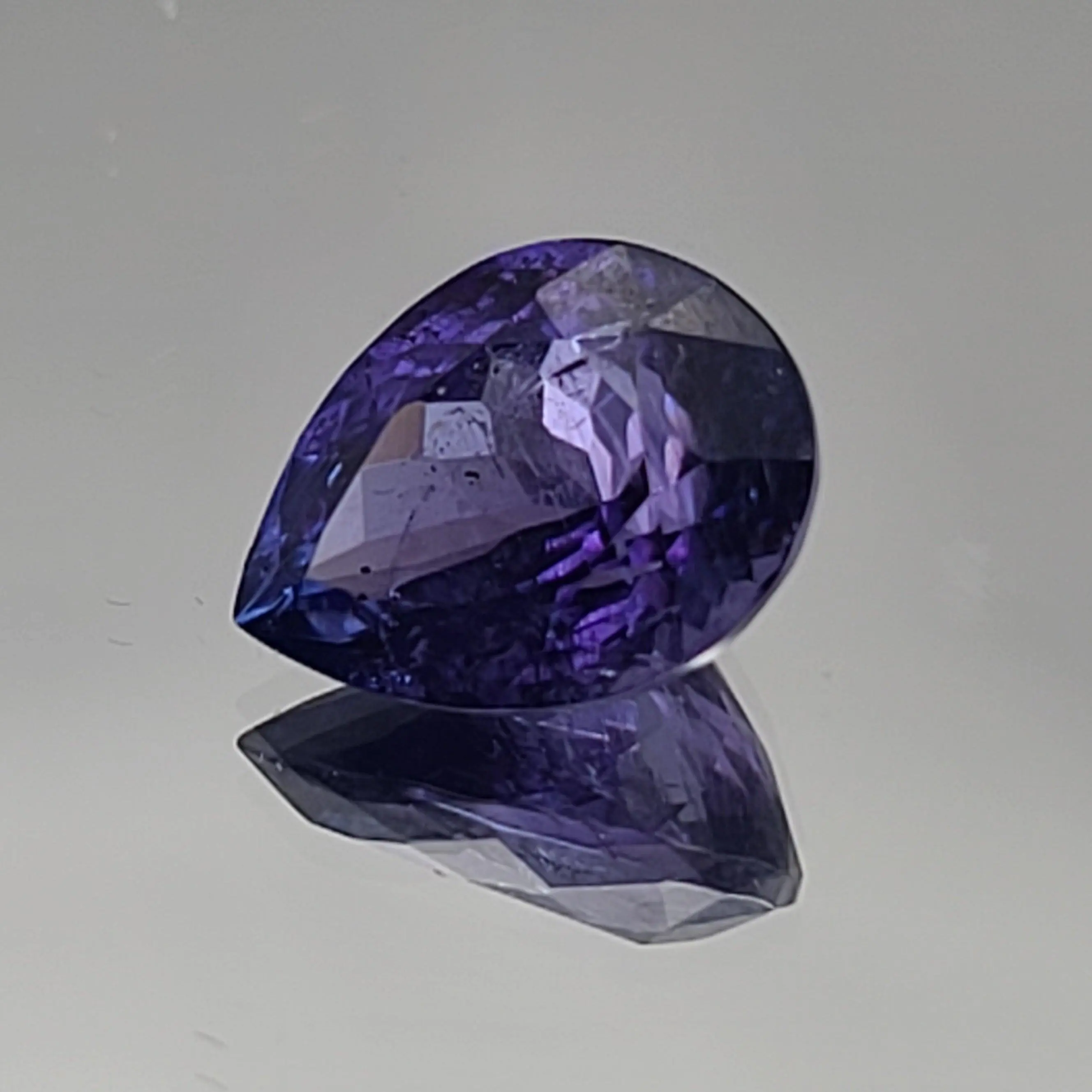 8.61ct ETW Earth-Mined Tanzanite – Pear Cut