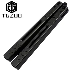 1pc Butterfly Trainer Aluminum Handle, with Bottle Opener, Flip Tool Hand Spinning Skill Toy for Beginners, High-Quality Edc Tool