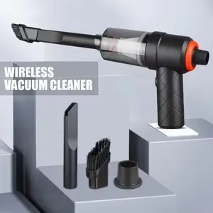 Mini Portable Car Vacuum Cleaner, High Power Wireless Vacuum, Multi-Function Blower-Suction, Rechargeable, for Cars, Home, Office, Pets, Wet/dry Cleaning