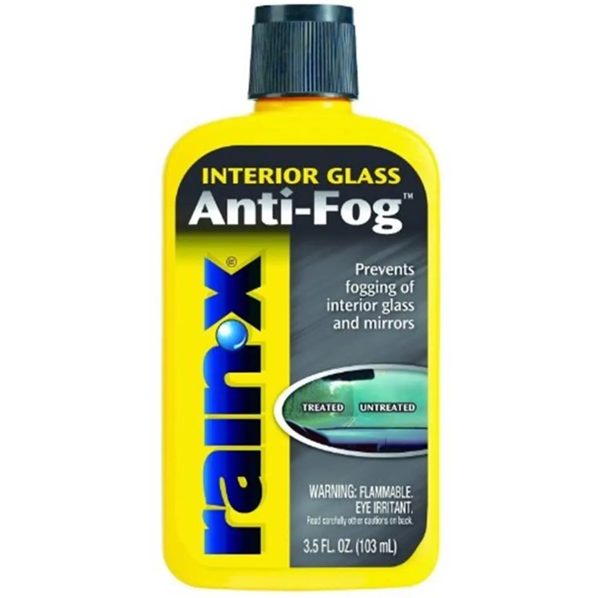 212 MAIN ITW Global 3.5oz Rain-X Anti-Fog Glass Treatment, Car Cleaning Agent, Windshield Spray, Car Accessories for Windshields & Pet Aquatic Cleaning Tools, Cars Accessories